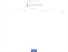 Tablet Screenshot of centroyogashakti.com